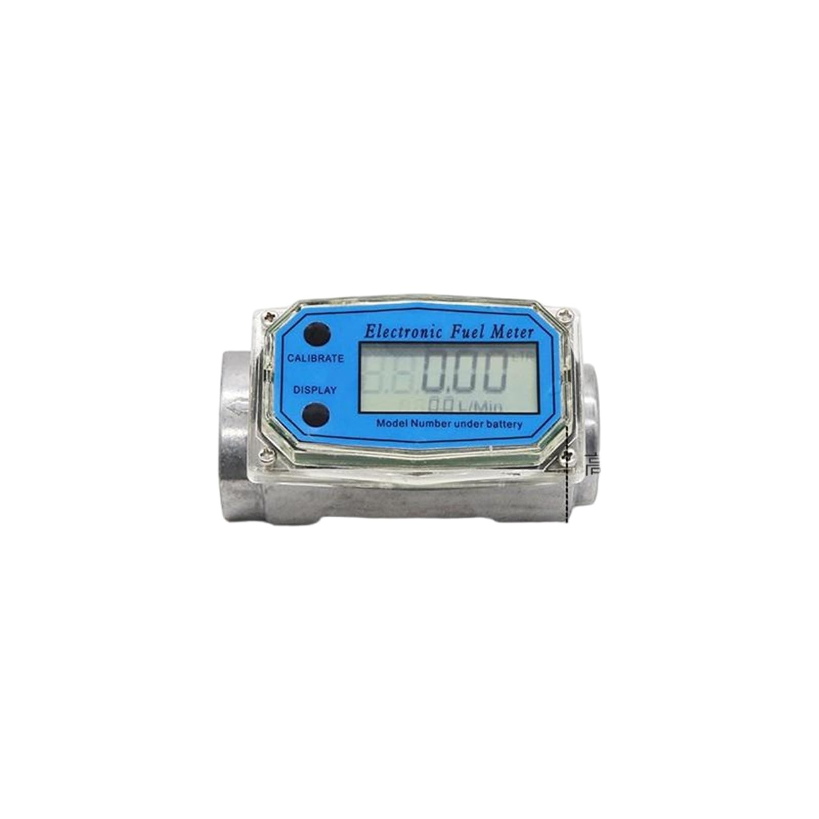 1,5-Zoll-LCD-Display Wasserdurchflussmesser Hochpräziser elektronischer Durchflusszähler for Heizöl Benzin Zur Durchflussberechnung