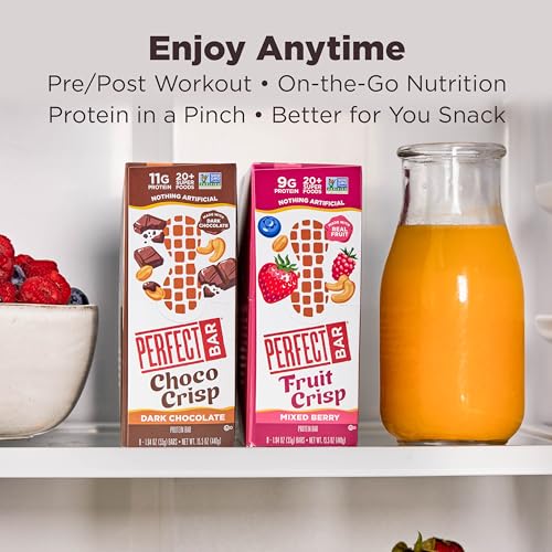 Perfect Bar Protein Bars, Choco Crisp Dark Chocolate, 10 x 1.94 oz - image 7