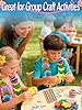Cosweet Lei Making Craft Kit for Kids - Hawaiian Leis Bulk Makes 48 Flower Necklaces with 2000 Felt Flowers, Lei Craft Supplies for VBS, Classroom Activities & Luau Party Favors #4
