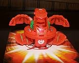 BAKUGAN SEASON 2 BAKUNEON SINGLE LOOSE TRANSLUCENT PYRUS RED ALPHA PERCIVAL 500G