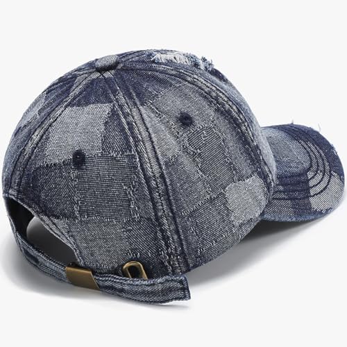 Gorra béisbol denim desgastada para mujer miniatura 3