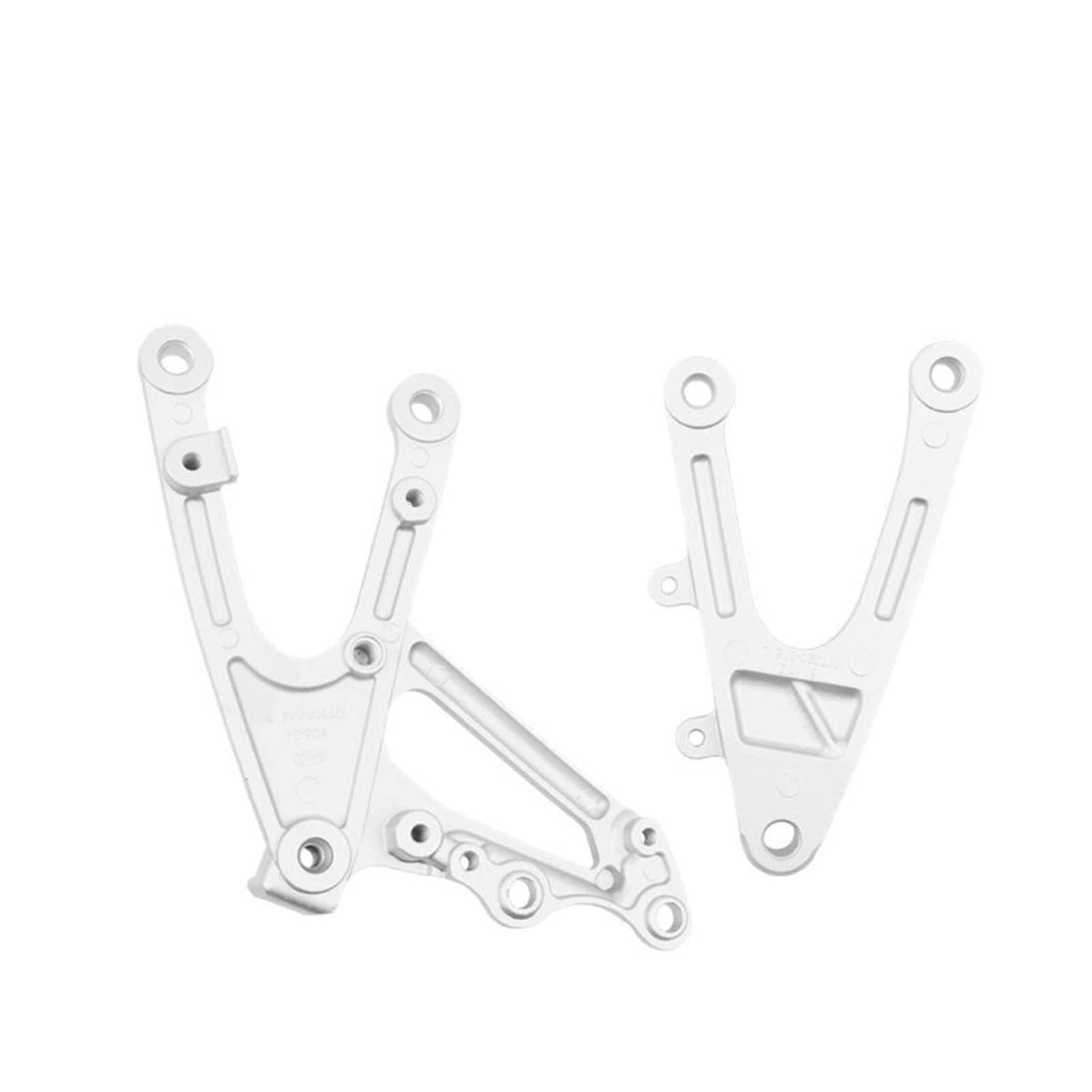 Für Yamaha YZF R1 2007-2008 Motorrad Vordere Fußrasten Fußrasten Fußstütze Pedale Halterung Fußstütze Ersatz-Upgrade-Zubehör (Farbe : Schwarz)