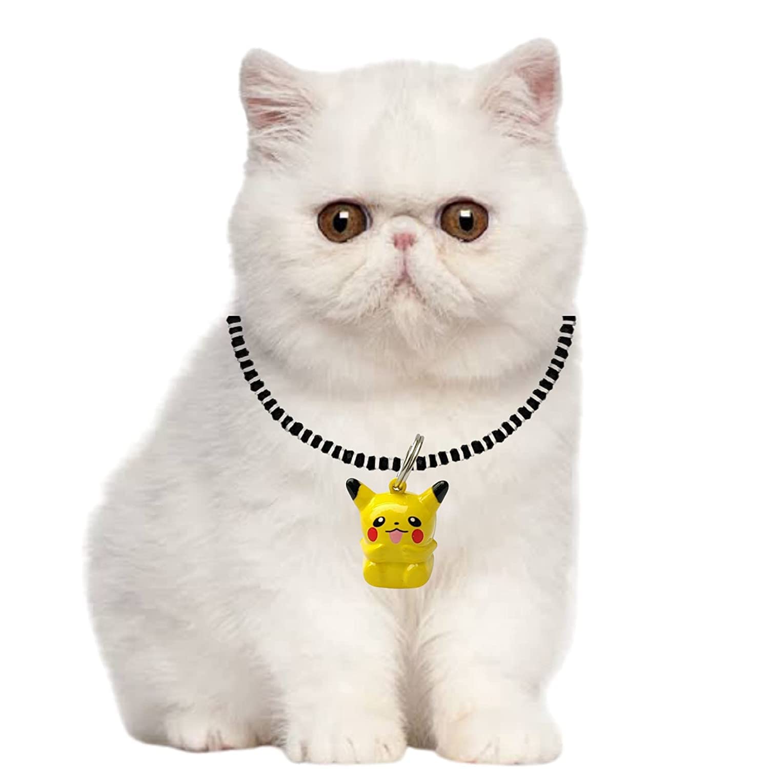 Jumbo Pikachu Face Collar Charm Bell for Pets