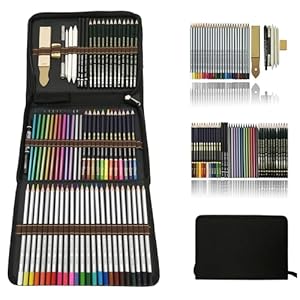 Zzoneart Künstler Zeichenset 73-teilig
