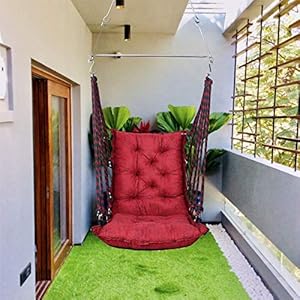 Hammock Swing for Adults and Kids Swings Chair for Home , Jhula / Jula , Indoor / Outdoor, Balcony and Garden with 150 Kgs Weight Capacity