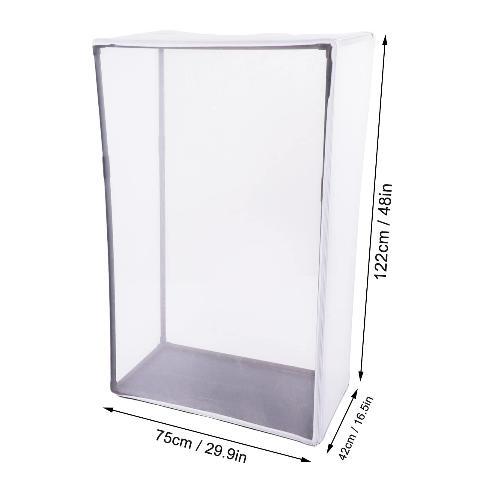 Schmetterling Lebensraum Käfig Bausatz, Outdoor Insekten Netzkäfig mit großem Platzangebot und Reißverschluss Schutz, Faltbarer Netzkäfig Bausatz mit PVC Rohrhalterung für Insekten Pflanzen