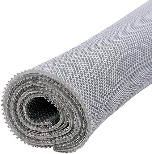 Speaker Grill Cloth Stereo Mesh Fabric for Speaker Repair, Gray - 55 x 20 in / 140 x 50 cm — view 5