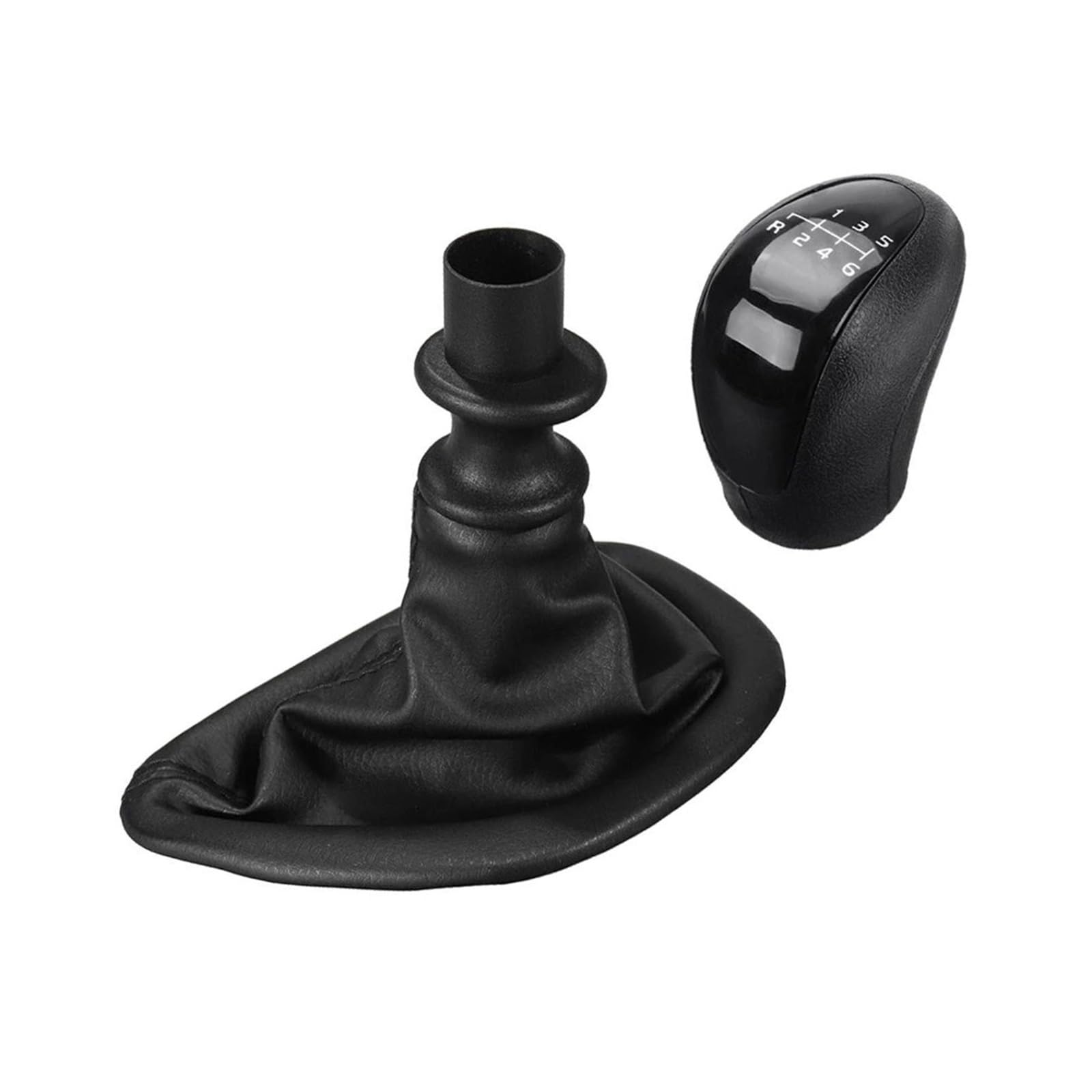HCPAVEXT for Mercedes for Vito for Viano W639 for Sprinter Il 906 Universal Fitment Black Gear Shift Knob 6 Speed