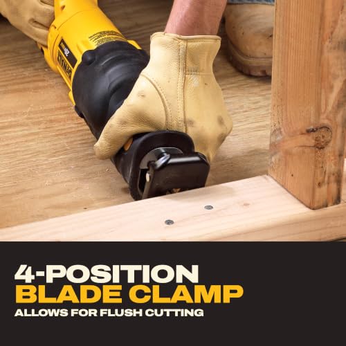 DEWALT 20V MAX Reciprocating Saw, 3,000 Strokes Per Minute, Variable Speed Trigger Cordless Saw, Tool Only (DCS380B) - image 4