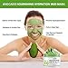 Clay Mask Avocado Dead sea Mud Stick Mask Natural Organic Green Tea Mud Mask Deep Cleansing Blackhead Removal Face Mask Nourishing Hydration Facial Mask With Blackhead Remover Extractor Tools (White)