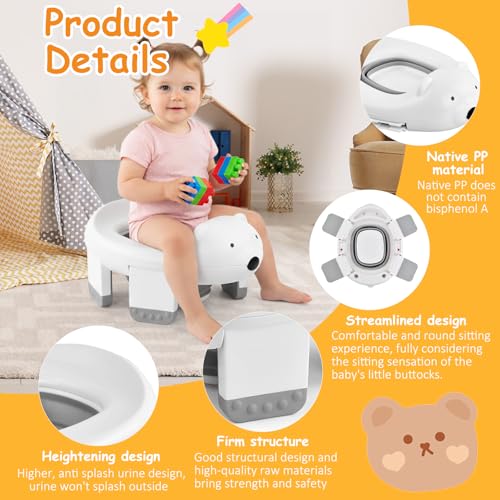 Miniatura 2 de Focenat Orinal Infantil 2 In 1, Orinales Bebe Wc, Aprendizaje Para Niños Water Portatil, Bater Infantiles, Asiento Nino Retrete, Asiento Inodoro Plegable Para Niños Niña