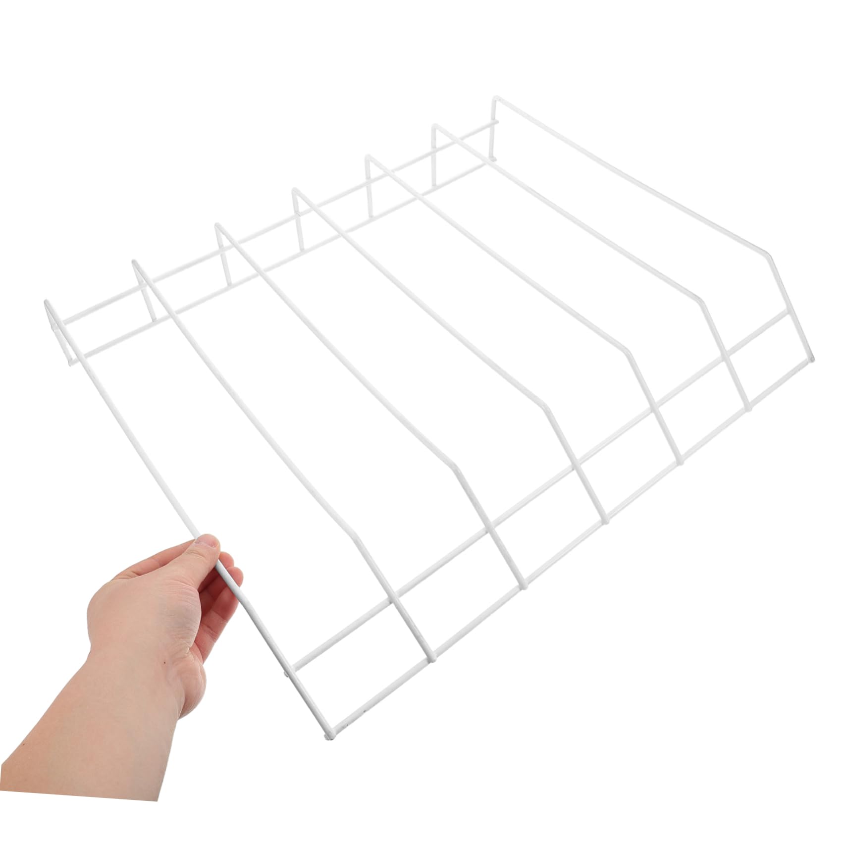 ABOOFAN Gefrierschrank Drahtregal 70mm aus Eisen, Weiß, für Getränke