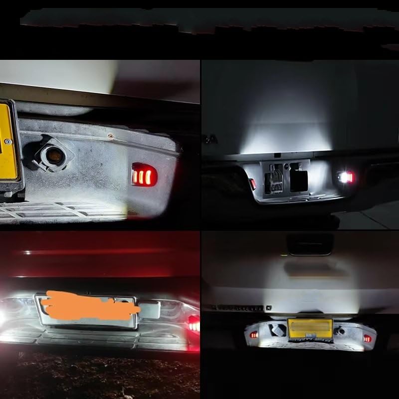 Luz de matrícula para Chevy Silverado de 2 piezas como luces traseras de recambio 5