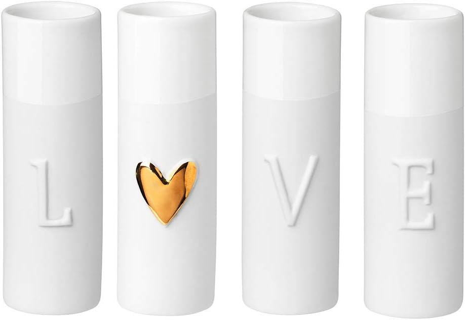 Räder Mini Pastellvase 4er Set - Grüntöne Aus Steinzeug