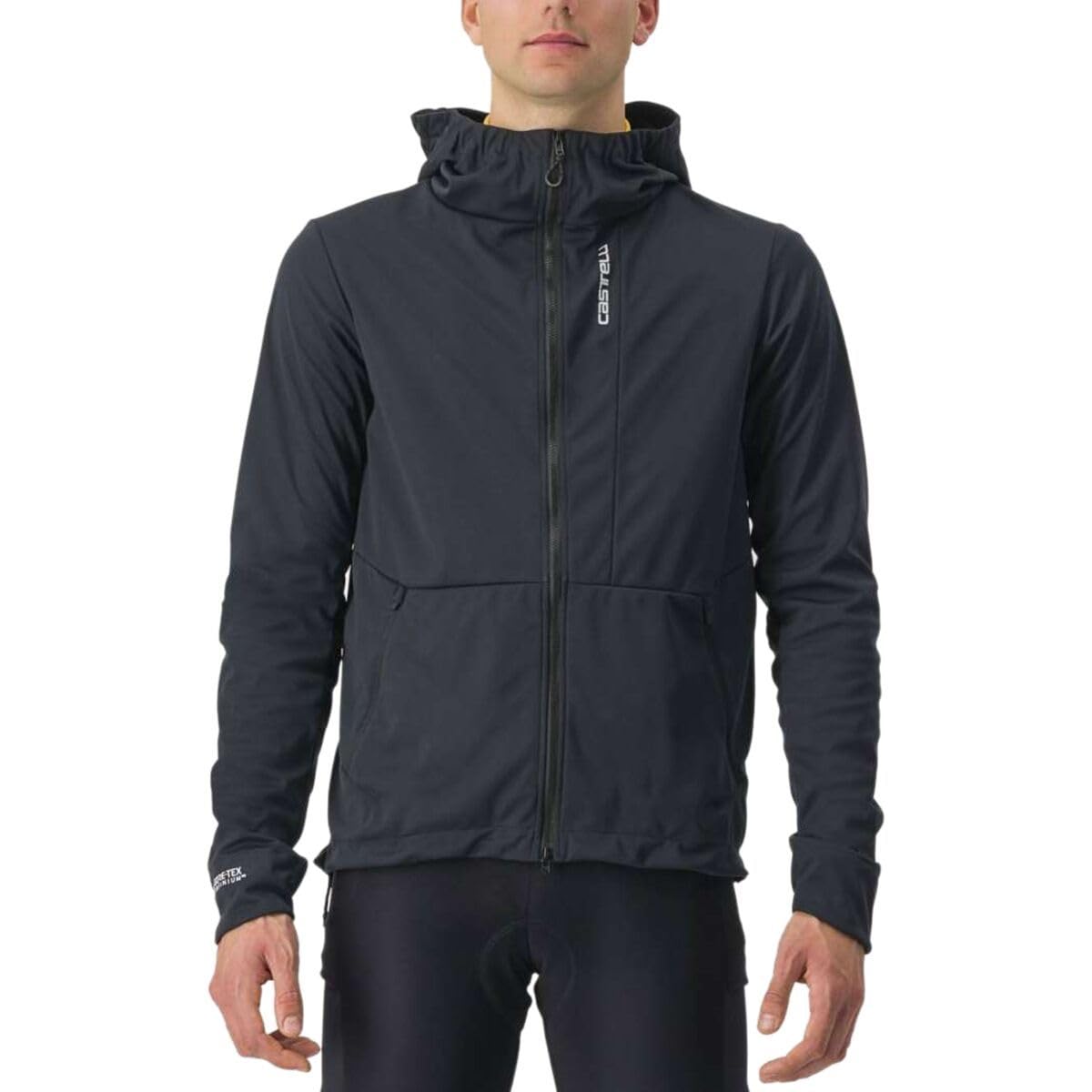 CASTELLI 4523523-085 TRAIL HOODIE JKT Jacket Unisex LIGHT BLACK Size M