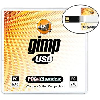GIMP Bildbearbeitungsprogramm 2026 Kompatibel mit Adobe Photoshop Elements CC CS6 CS5 15 Professionelle Bildbearbeitungssoftware auf USB f r Windows 11 10 8 7 Vista XP PC & Mac - Abonnementfrei