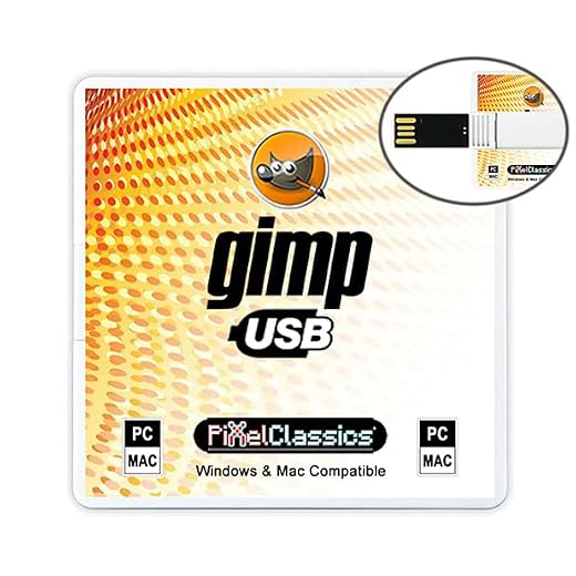 GIMP Photo Editor 2024 - Compatibile con Adobe Photoshop Elements CC CS6 CS5 15. Software di editing di immagini e professionale su USB per Windows 11, 10, 8, 7, Vista XP PC e Mac abbonamento gratuito