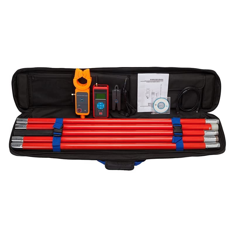 High Voltage Transformation Ratio Tester Wireless High Voltage Turn Ratio Tester Meter Transformation Ratio Testing Instrument with Range 1 to 500 Transmission Distance 100M