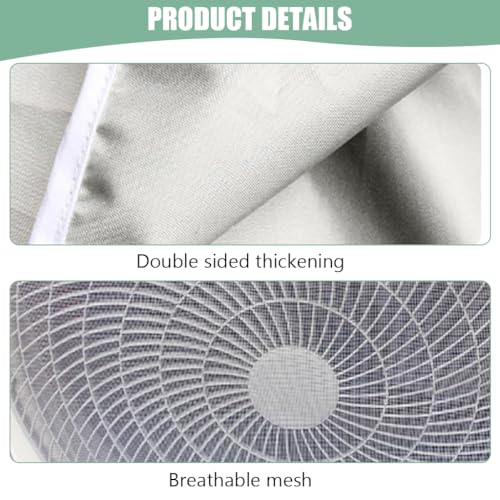 Image of HASTHIP Oxford Cloth AC Cover 1.5 Ton,1.5P Waterproof AC Condenser Unit Cover For Outside Units Insulated AC Cover With Sun Protection,Dust-Proof Window AC Protection Cover(1Pcs)