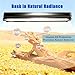 KINGYEENUO T8 UVB Reptile Light Fixture HO UVB Bulb Lighting Combo Kit, 10.0 UVB Light for Reptiles Terrarium Hood, 15W Reptile Light Bar UVA UVB Desert Lamp for Bearded Dragon Turtle Tank, 18Inch