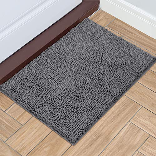 Homeideas HI085D Doormat Indoor Entrance, 36"X24", Highly Absorbent Chenille Muddy Dog Washable Mat thumb #7