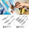 Gadpiparty 7pcs Palette Knives for Artists Stainless Steel Painting Knife Set Flexible Paint Spatula Mixing Scraper with Wooden Handles for Acrylic Oil Painting Mixing Special Effects - Image 7