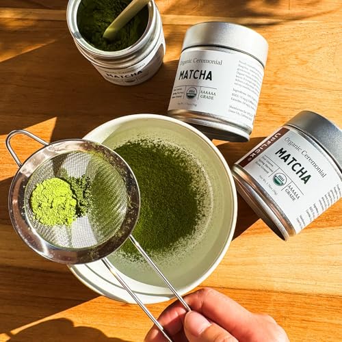 Té Matcha Orgánico Ceremonial en Polvo 1.76 onzas miniatura 5