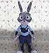 feilongzaitian Peluche 1Pc 40Cm Conejo Judy Hopps Conejo Conejo Policía Nick Wilde Fox Zootropolis Peluches Regalo Nano Muñecas