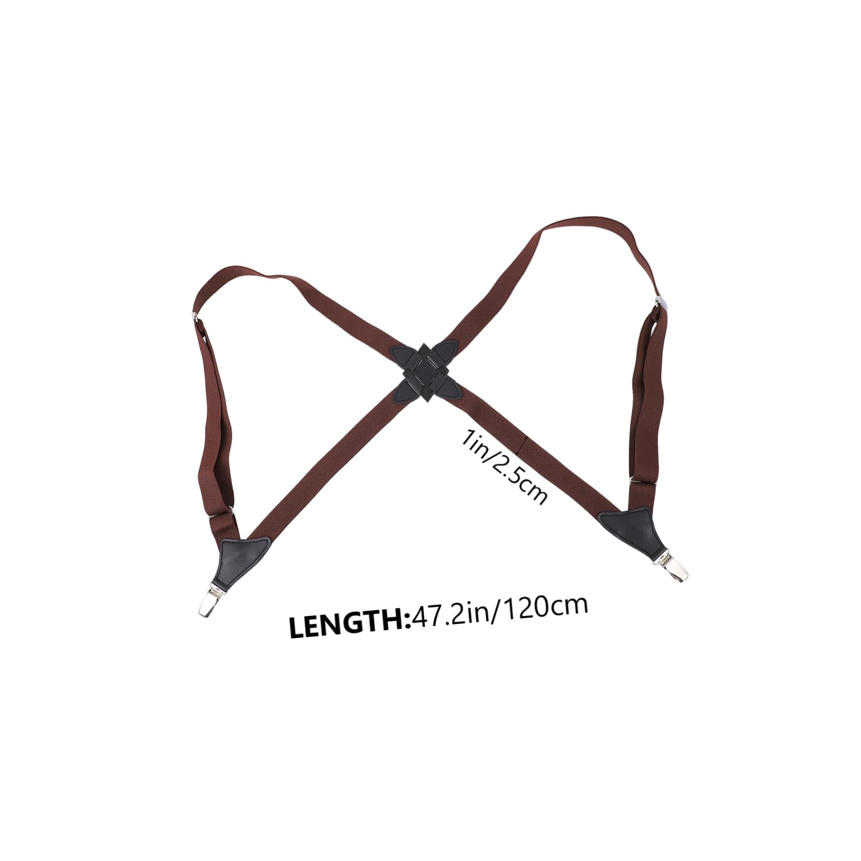 GALPADA 3pièces Bretelles Élastiques Réglables Pour Hommes Et Femmes Clip Pratique Pour Pantalons Accessoire De Mode Et Confortable