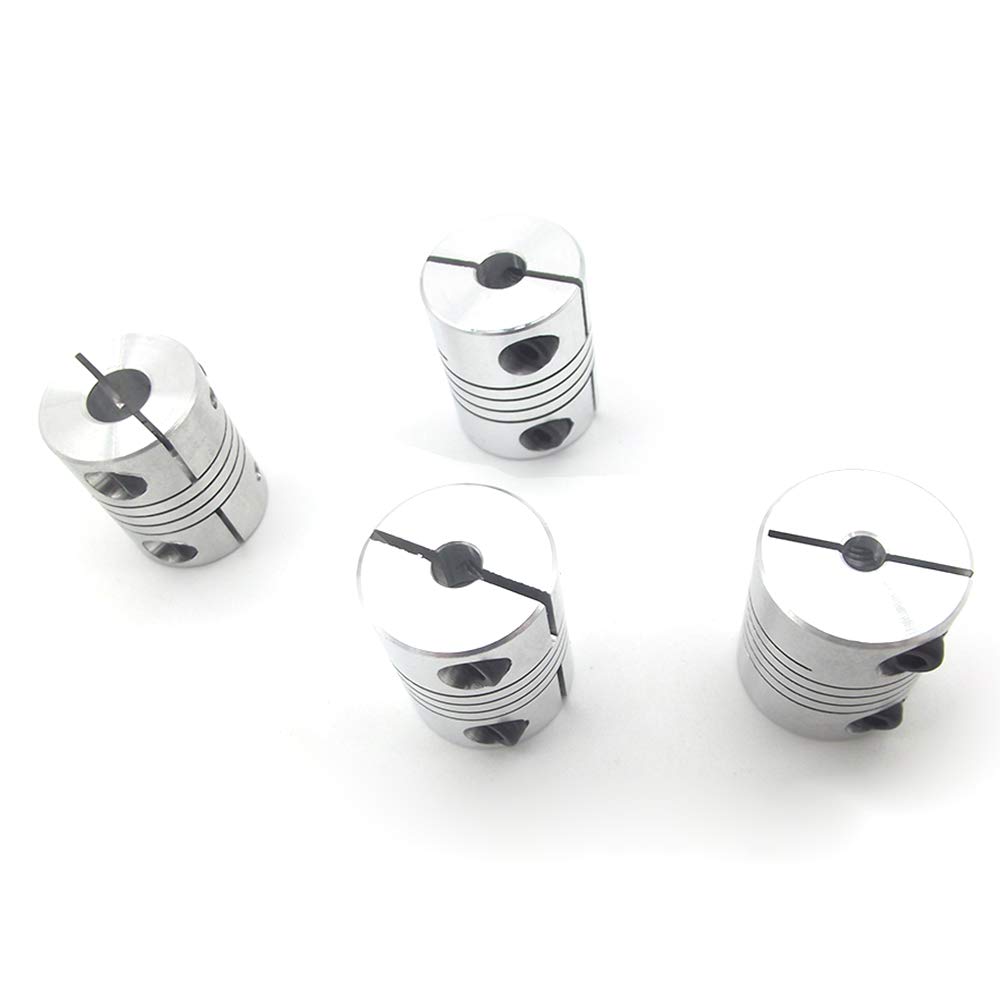 4 stücke D25l30 5mm Flexible Kupplung for Schrittmotorkupplung Wellenkupplungen for 3D-Drucker-Teile Zubehör YIJIAN