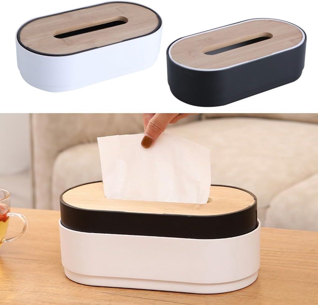 Stylish Bamboos Handwoven Materials Tissue Storage Box Home Accessory for Natural Living Space Saving Designs Gifts