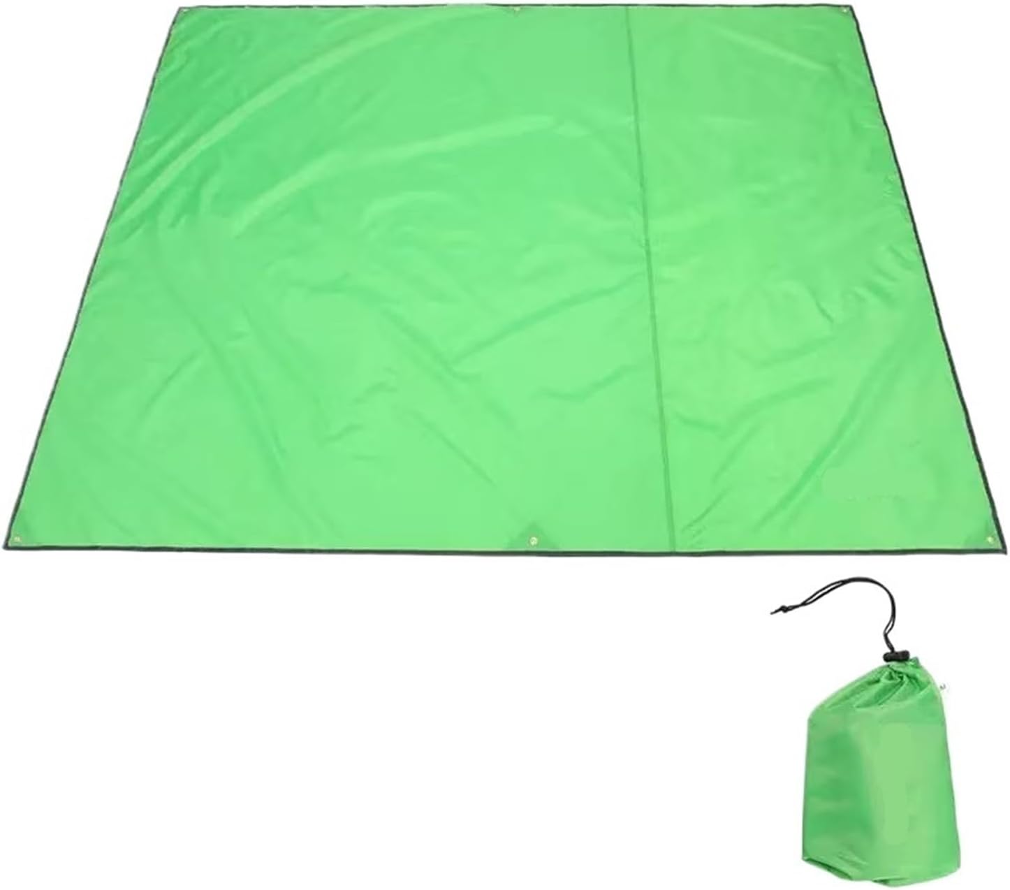 Waterproof Camping Tent Tarp Hammock Rain Fly Footprint Ground Cloth Shelter Sunshade Beach Picnic(R,1.5M)