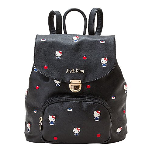限定品　SANRIO サンリオ　ハローキティ　リュック　puレザー　総柄　刺繍 限定品 SANRIO サンリオ ハローキティ リュック puレザー 総柄