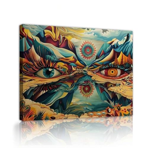 Peintures sur toile yeux pour rompre la monotonie de vos murs de cuisine