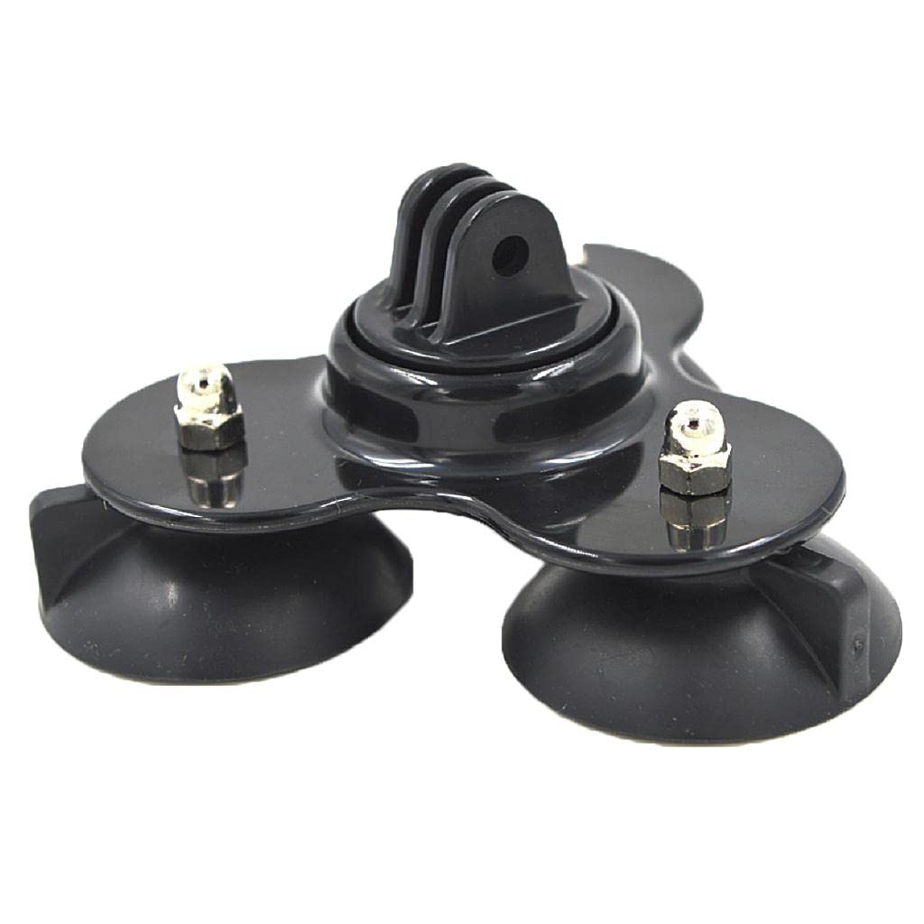 Triple Low Angle Suction Cup Car Windscreen Dash Mount for Goprro Hero 1/2/3/3+/4-image-4