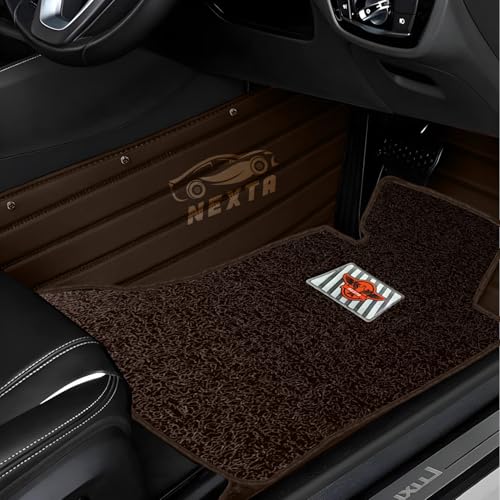 Image of 10D Car Floor Mat for Tata Sierra Ev | Nappa Leather | Luxurious & Elegant Look | 100% Waterproof and Washable | Custom Fitted |- Cadbury