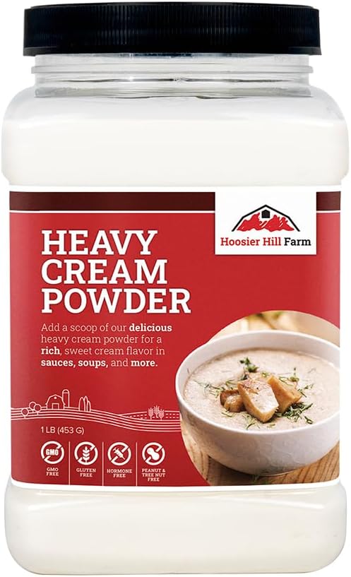Heavy Cream Powder by Hoosier Hill Farm, 1LB (Pack of 1)