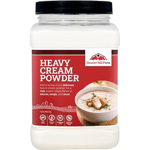 Hoosier Hill Farm Heavy Cream Powder, 1LB (Pack of 1)