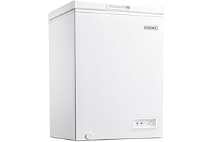 Igloo 3.5 Cu. Ft. White Chest Freezer, Perfect for Small Spaces