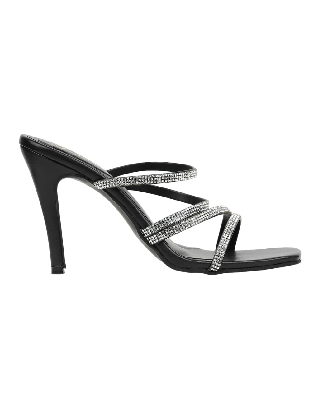MY FOOT - Rhinestone Embellished Slip-On 4 Inch Pencil Heel, Black (B0DDTQ68FC) Amazon Price History, Amazon Price Tracker