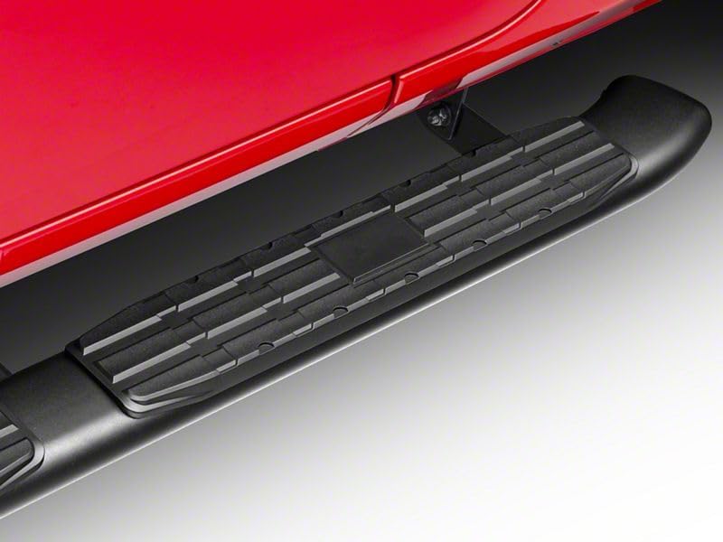 Miniatura 3 de Redrock 4x4 Pinnacle Oval Bent End Side Step Bars; Fine Textured Black Compatible with 18-22 Jeep Wrangler JL 4-Door