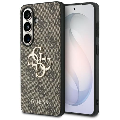 CG MOBILE Guess 4G Grand logo en métal pour Samsung Galaxy S26 (marron)