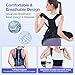 Kepwaa Posture Corrector for Women and Men, Full Back Brace Support, FSA&HSA Eligible, Adjustable Shoulder Straightener for Improving Back Posture, Relief for Upper and Lower Back, Lumbar, Neck Pain