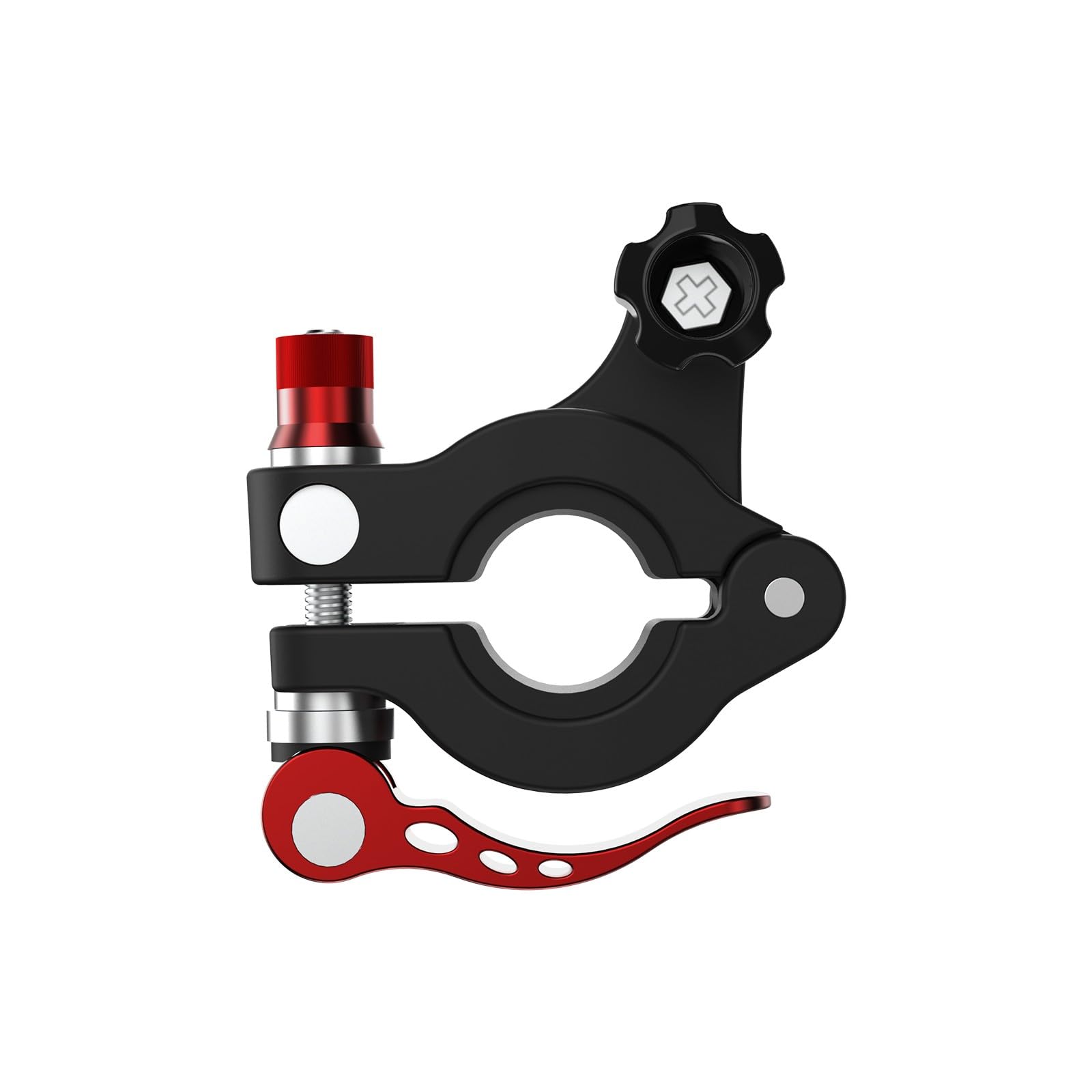 Halterung aus Aluminiumlegierung für DJI RC Pro, sichere Lenkerhalterung zum Radfahren mit Action-Kameras, kompatibel mit insta360-Serie, Schwarz
