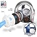 Replaceable Filter Cartridges Set - P-A-1 LDY3 Dual Respirator Filters - Fits Full Face Masks 80mm - 4 Carbon Filter Cartridges, 4 Cotton Filters, 4 Filter Covers. (4 Sets)