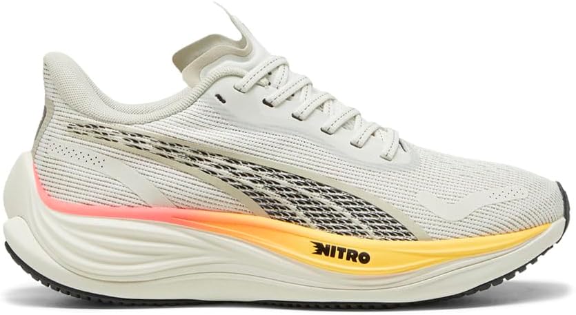 PUMA Womens Velocity Nitro 3 Running Sneakers Shoes - Grey