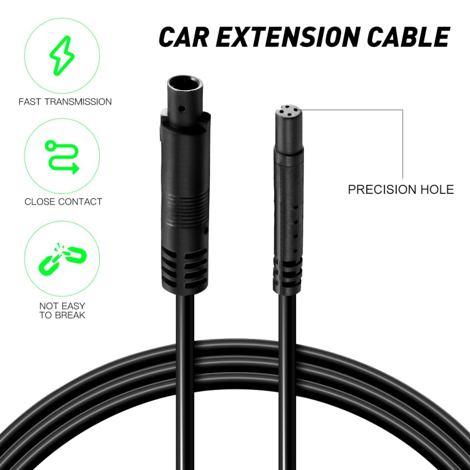 Cavo Prolunga 4 Pin 2,5m Per Telecamera Posteriore 12V/24V – Per Camper, Camion, Bus, Van - 5