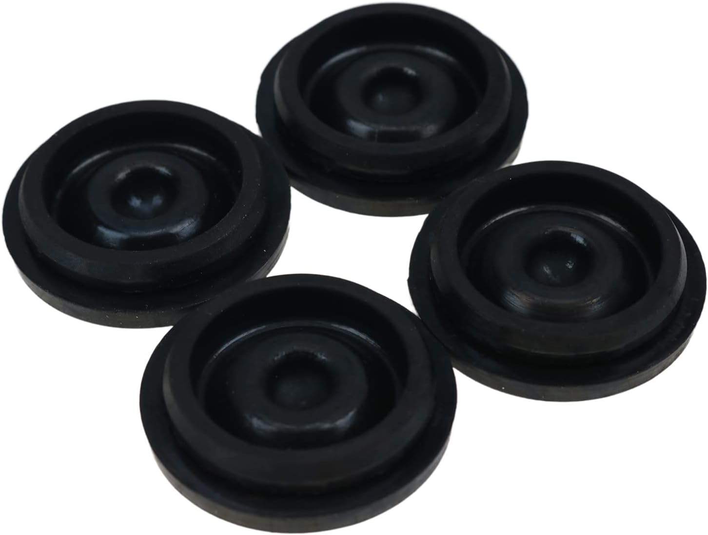 AIVWUMOT 4 Pack 1.98" Trailer Axle Wheel Rubber Grease Plugs Hub Dust Cap Fits for Most 2000 to 3500 Pound Dexter EZ Lube Trailer Camper Axle