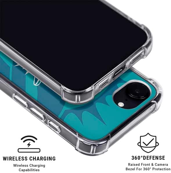 Skinit Phone Case Compatible with MagSafe iPhone 16e - Officially Licensed NFL Miami Dolphins Double Vision Design