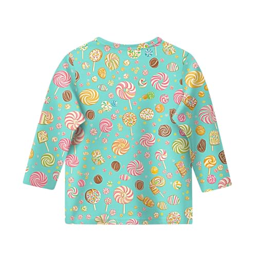 Tops for Teen Girls Crew Neck Floral Print 3/4 Sleeve Clothes Outfits Y2K Three Quarter Length Outfits Pullover2